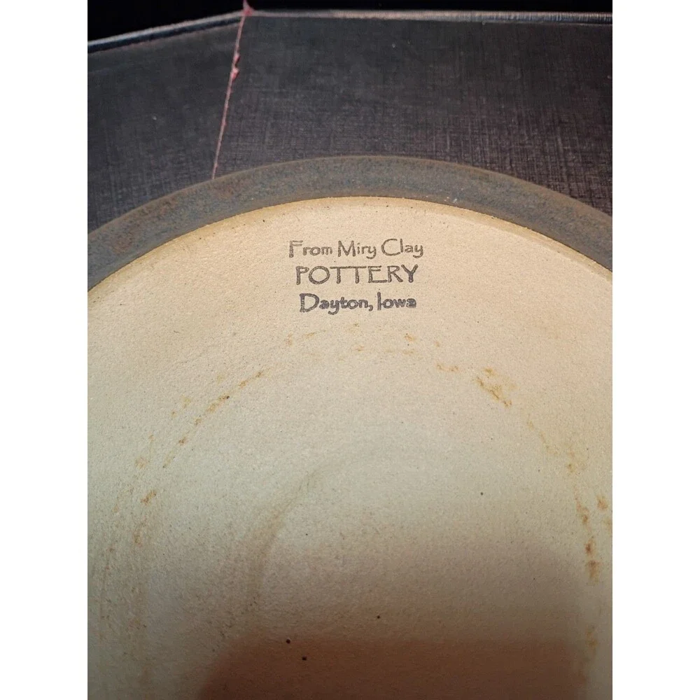 From Miry Clay Pottery Salad Plate Chocolate Espresso 8